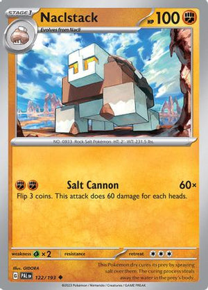 Naclstack 122 - SV02 Paldea Evolved Reverse Holofoil - Poke-Collect