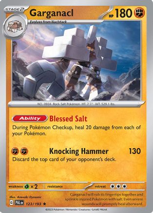 Garganacl 123 - SV02 Paldea Evolved Reverse Holofoil - Poke-Collect