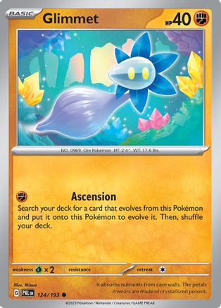 Glimmet - 124/193 124 - SV02 Paldea Evolved Reverse Holofoil - Poke-Collect