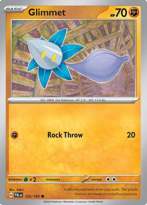 Glimmet - 125/193 125 - SV02 Paldea Evolved Reverse Holofoil - Poke-Collect