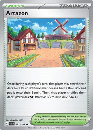 Artazon 171 - SV02 Paldea Evolved Reverse Holofoil - Poke-Collect