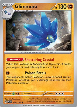 Glimmora 126 - SV02 Paldea Evolved Holofoil - Poke-Collect