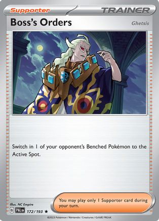 Boss's Orders - 172/193 172 - SV02 Paldea Evolved Reverse Holofoil - Poke-Collect