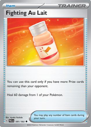 Fighting Au Lait 181 - SV02 Paldea Evolved Reverse Holofoil - Poke-Collect