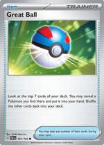 Great Ball 183 - SV02 Paldea Evolved Reverse Holofoil - Poke-Collect