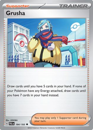 Grusha - 184/193 184 - SV02 Paldea Evolved Reverse Holofoil - Poke-Collect