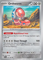 Orthworm 151 - SV02 Paldea Evolved Reverse Holofoil - Poke-Collect