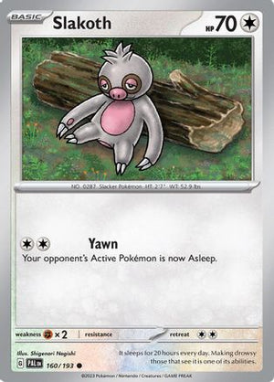 Slakoth 160 - SV02 Paldea Evolved - Poke-Collect