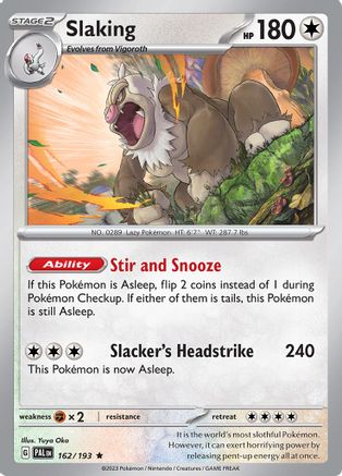Slaking 162 - SV02 Paldea Evolved Holofoil - Poke-Collect