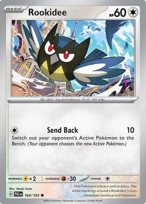 Rookidee 164 - SV02 Paldea Evolved Reverse Holofoil - Poke-Collect