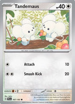 Tandemaus 167 - SV02 Paldea Evolved Reverse Holofoil - Poke-Collect
