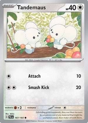 Tandemaus 167 - SV02 Paldea Evolved Reverse Holofoil - Poke-Collect