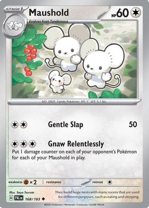 Maushold 168 - SV02 Paldea Evolved Reverse Holofoil - Poke-Collect