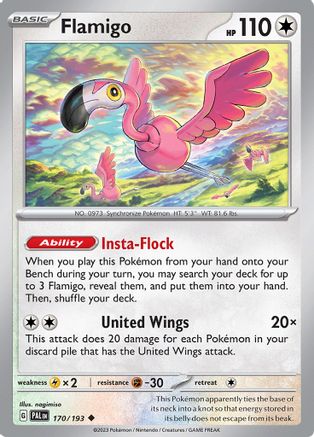 Flamigo 170 - SV02 Paldea Evolved - Poke-Collect