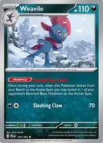 Weavile 134 - SV02 Paldea Evolved Reverse Holofoil - Poke-Collect