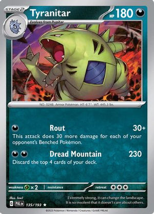 Tyranitar 135 - SV02 Paldea Evolved Holofoil - Poke-Collect