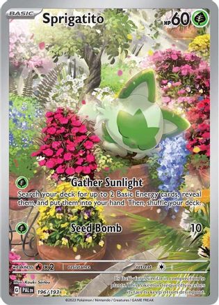 Sprigatito 196 - SV02 Paldea Evolved Holofoil - Poke-Collect