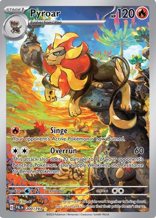 Pyroar 200 - SV02 Paldea Evolved Holofoil - Poke-Collect
