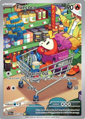 Fuecoco 201 - SV02 Paldea Evolved Holofoil - Poke-Collect