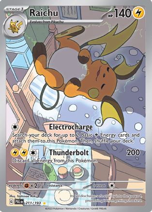 Raichu 211 - SV02 Paldea Evolved Holofoil