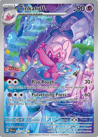 Tinkatuff 217 - SV02 Paldea Evolved Holofoil - Poke-Collect