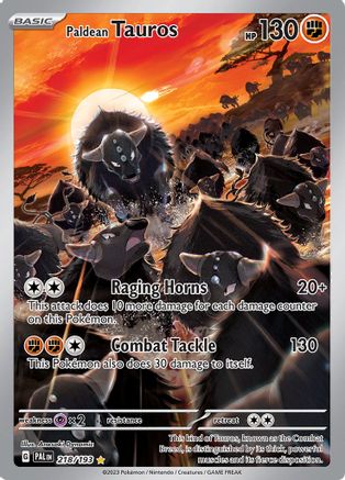 Paldean Tauros 218 - SV02 Paldea Evolved Holofoil - Poke-Collect