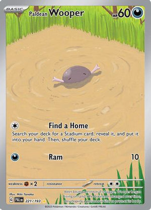 Paldean Wooper 221 - SV02 Paldea Evolved Holofoil - Poke-Collect