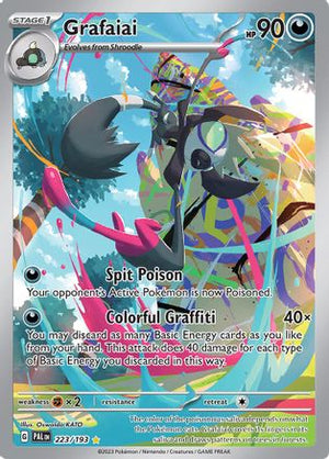 Grafaiai 223 - SV02 Paldea Evolved Holofoil - Poke-Collect