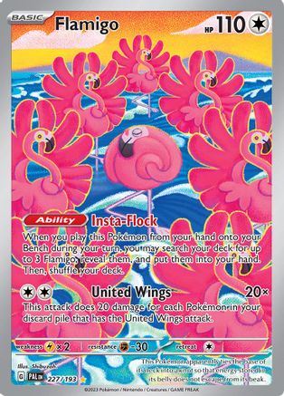 Flamigo - 227/193 227 - SV02 Paldea Evolved Holofoil - Poke-Collect