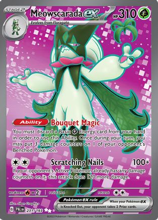 Meowscarada ex - 231/193 231 - SV02 Paldea Evolved Holofoil