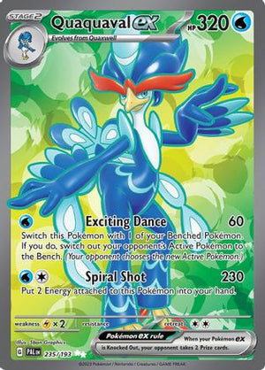 Quaquaval ex 235 - SV02 Paldea Evolved Holofoil - Poke-Collect