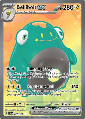 Bellibolt ex - 237/193 237 - SV02 Paldea Evolved Holofoil - Poke-Collect