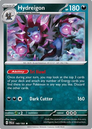 Hydreigon 140 - SV02 Paldea Evolved Holofoil - Poke-Collect