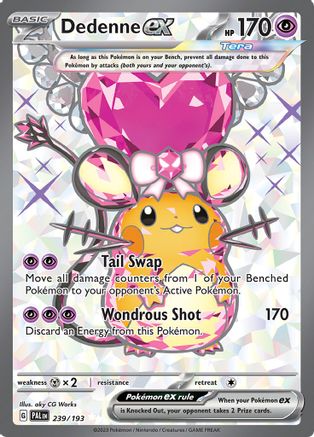 Dedenne ex 239 - SV02 Paldea Evolved Holofoil - Poke-Collect