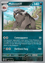 Mabosstiff 143 - SV02 Paldea Evolved Reverse Holofoil - Poke-Collect
