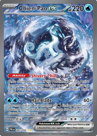 Chien-Pao ex - 261/193 261 - SV02 Paldea Evolved Holofoil - Poke-Collect
