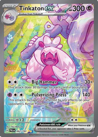 Tinkaton ex 262 - SV02 Paldea Evolved Holofoil - Poke-Collect