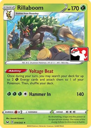 Rillaboom 13 - Prize Pack Series Cards Holofoil - Poke-Collect