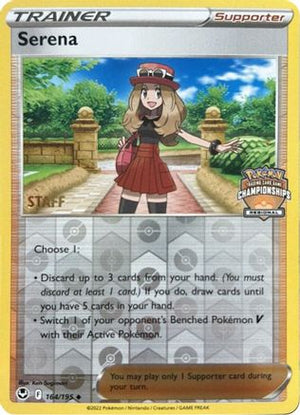 Serena - 164/195 (Regional Championships) [Staff] 164 - League & Championship Cards Reverse Holofoil - Poke-Collect