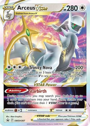 Arceus VSTAR SWSH307/307 - SWSH Black Star Promos Holofoil - Poke-Collect