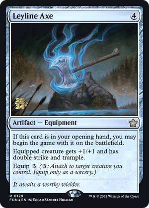Leyline Axe (PRE-129) - Foundations Promos Foil