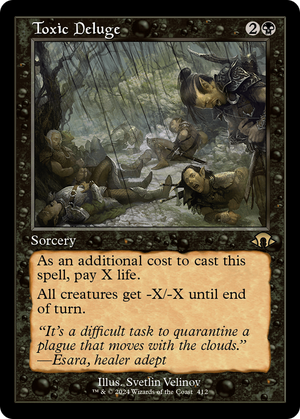 Toxic Deluge (Retro Frame) (MH3-412) - Modern Horizons 3 Foil