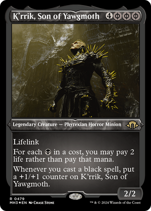 K'rrik, Son of Yawgmoth (Foil Etched) (MH3-479) - Modern Horizons 3 Foil