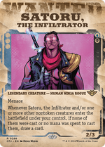 Satoru, the Infiltrator (OTJ-298) - Outlaws of Thunder Junction: (Showcase) (Borderless) - Poke-Collect