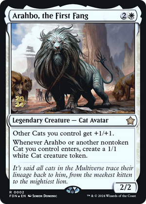 Arahbo, the First Fang (PRE-002) - Foundations Promos Foil
