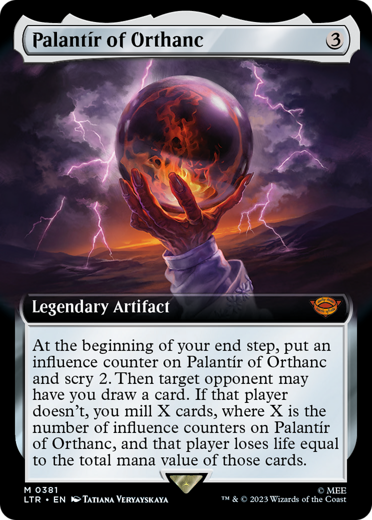 Palantír of Orthanc (LTR-381) - The Lord of the Rings: Tales of Middle-earth: (Extended Art) Foil - Poke-Collect