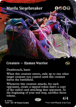 Mardu Siegebreaker (TDM-364) - Tarkir: Dragonstorm: (Showcase) (Borderless) Foil