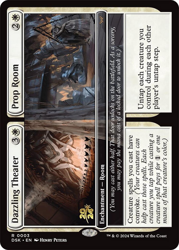 Dazzling Theater // Prop Room (PRE-003) - Duskmourn: House of Horror Promos Foil - Poke-Collect