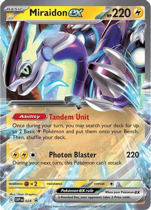 Miraidon ex - SVP028 28 - SV Scarlet & Violet Promo Cards Holofoil - Poke-Collect