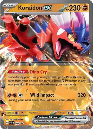 Koraidon ex - SVP029 29 - SV Scarlet & Violet Promo Cards Holofoil